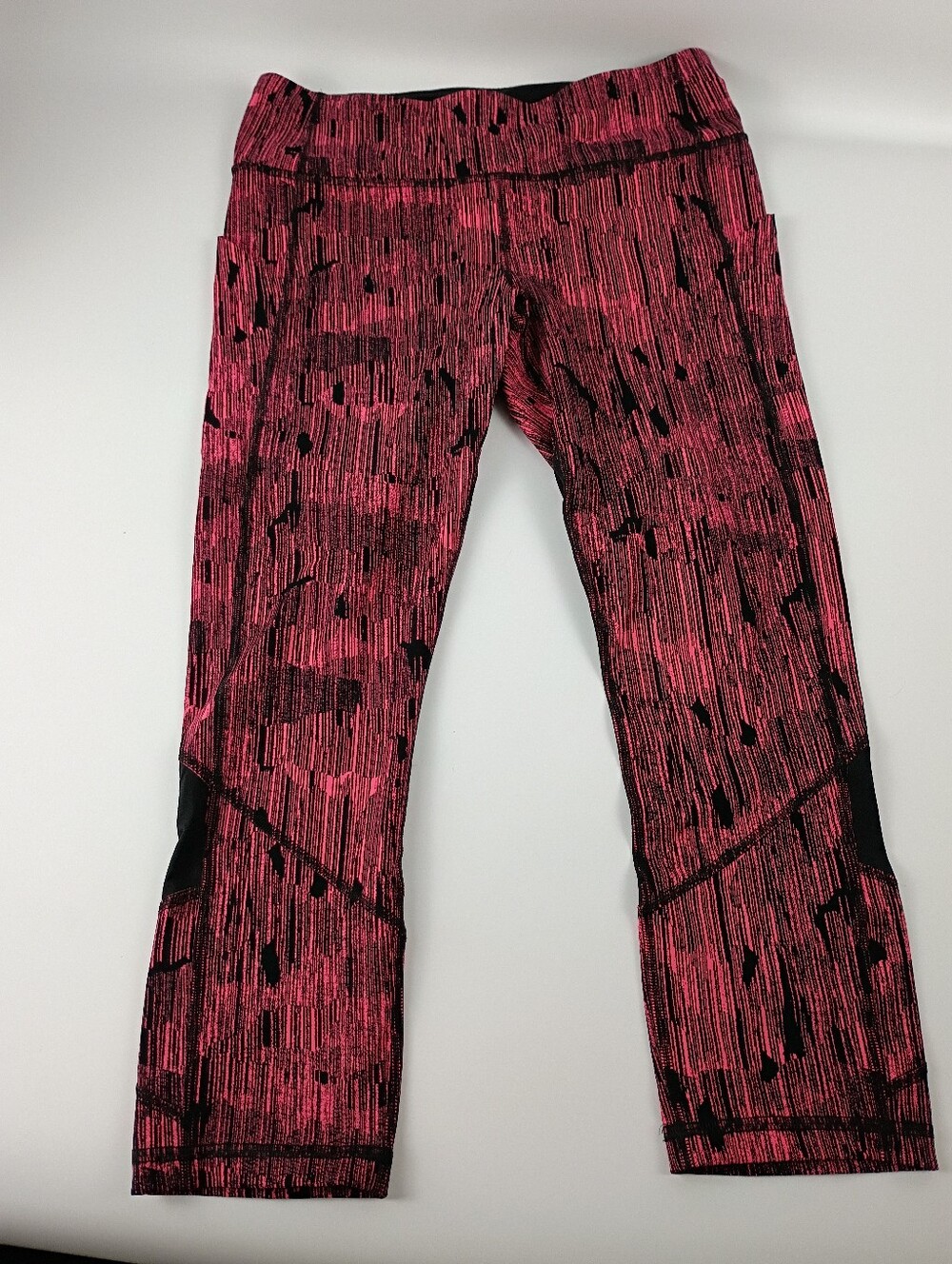 Lululemon Women's Pink Patterned Active Leggings